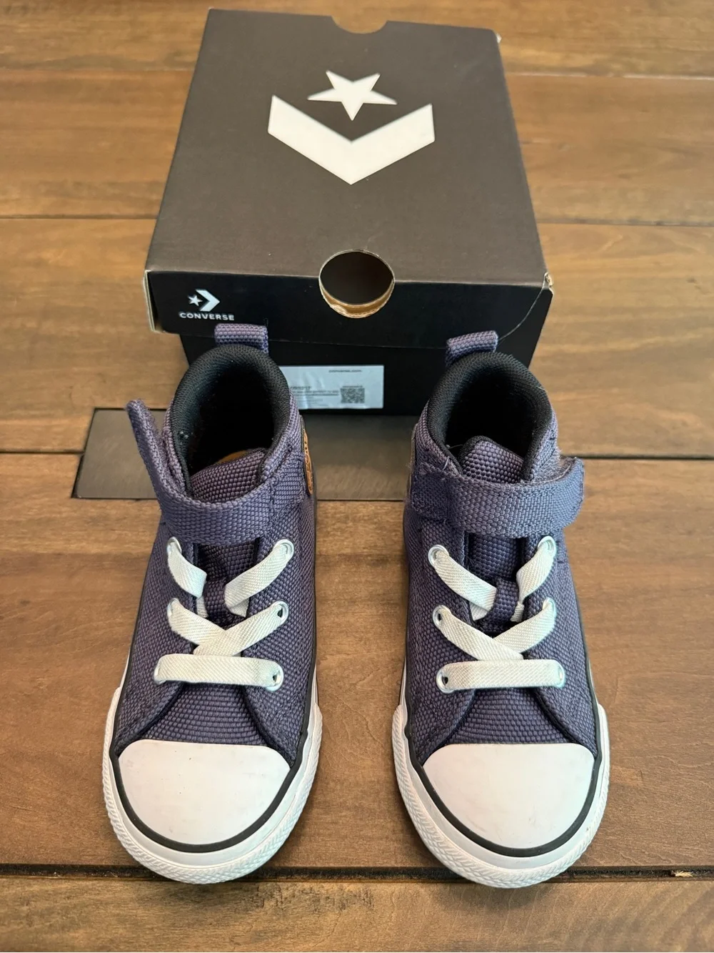 Converse Toddler High-Top Sneakers with White Accents